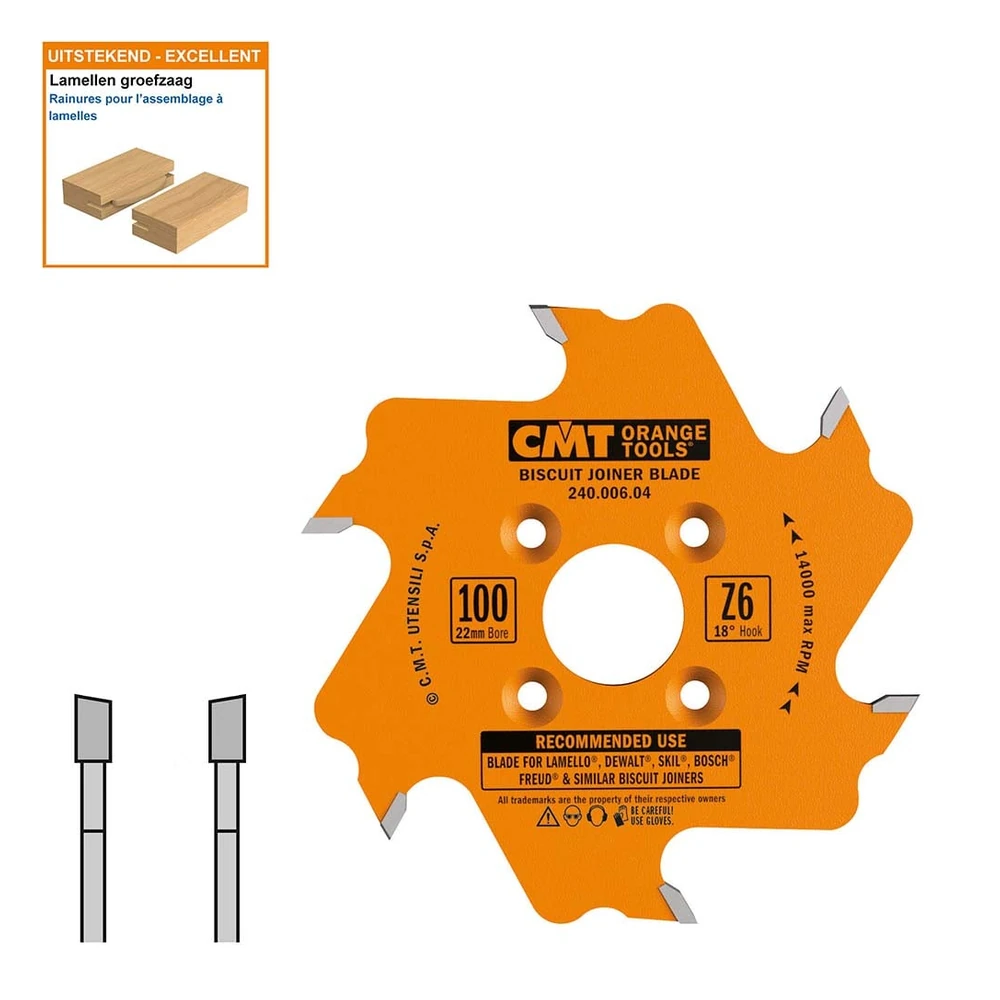 [241.008.04] CMT Orange Tools 240-241 Kreissägeblätter für Lamellennuten (241.008.04)