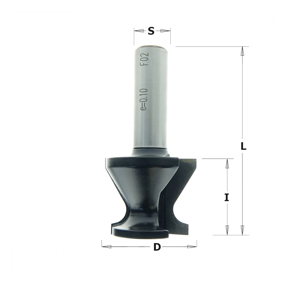 GRN Tools 955.912.11 universele profielfrees, D=31,8 mm, I=25,4 mm