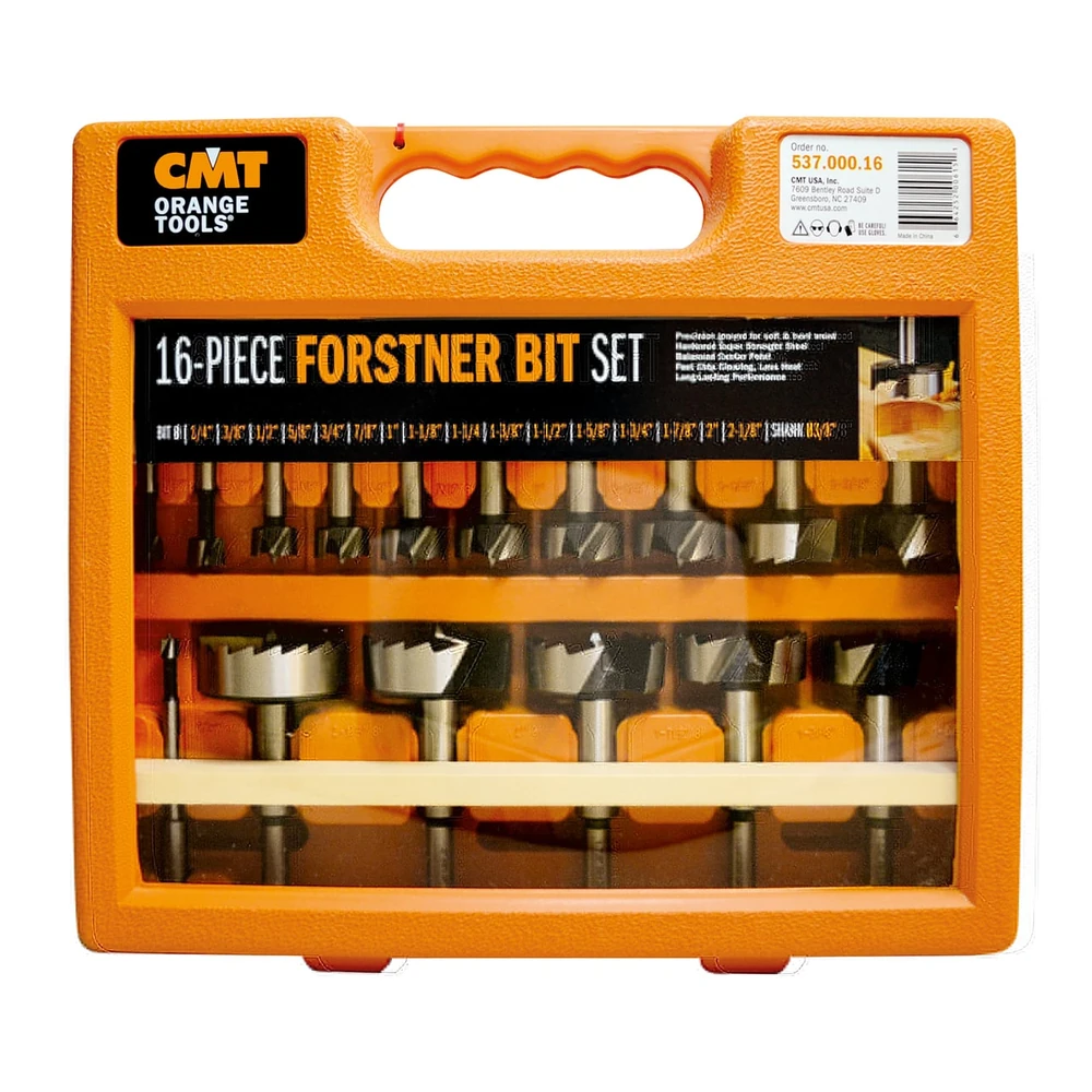 [537.000.16] CMT Orange Tools 537.000.16 Forstnerborenset, 16-delig