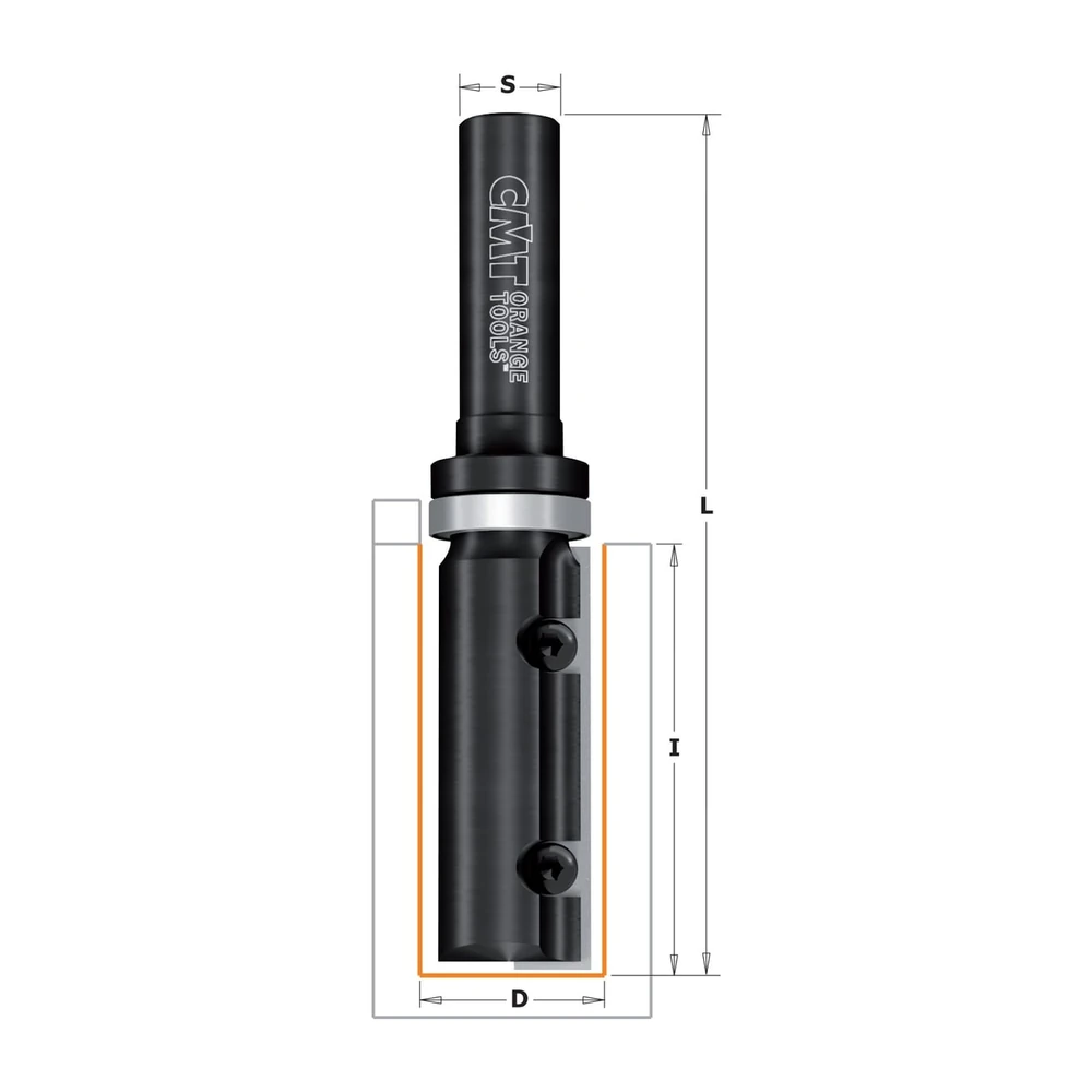 CMT Orange Tools 652B patroonfrezen met wisselmessen, Z1-Z2
