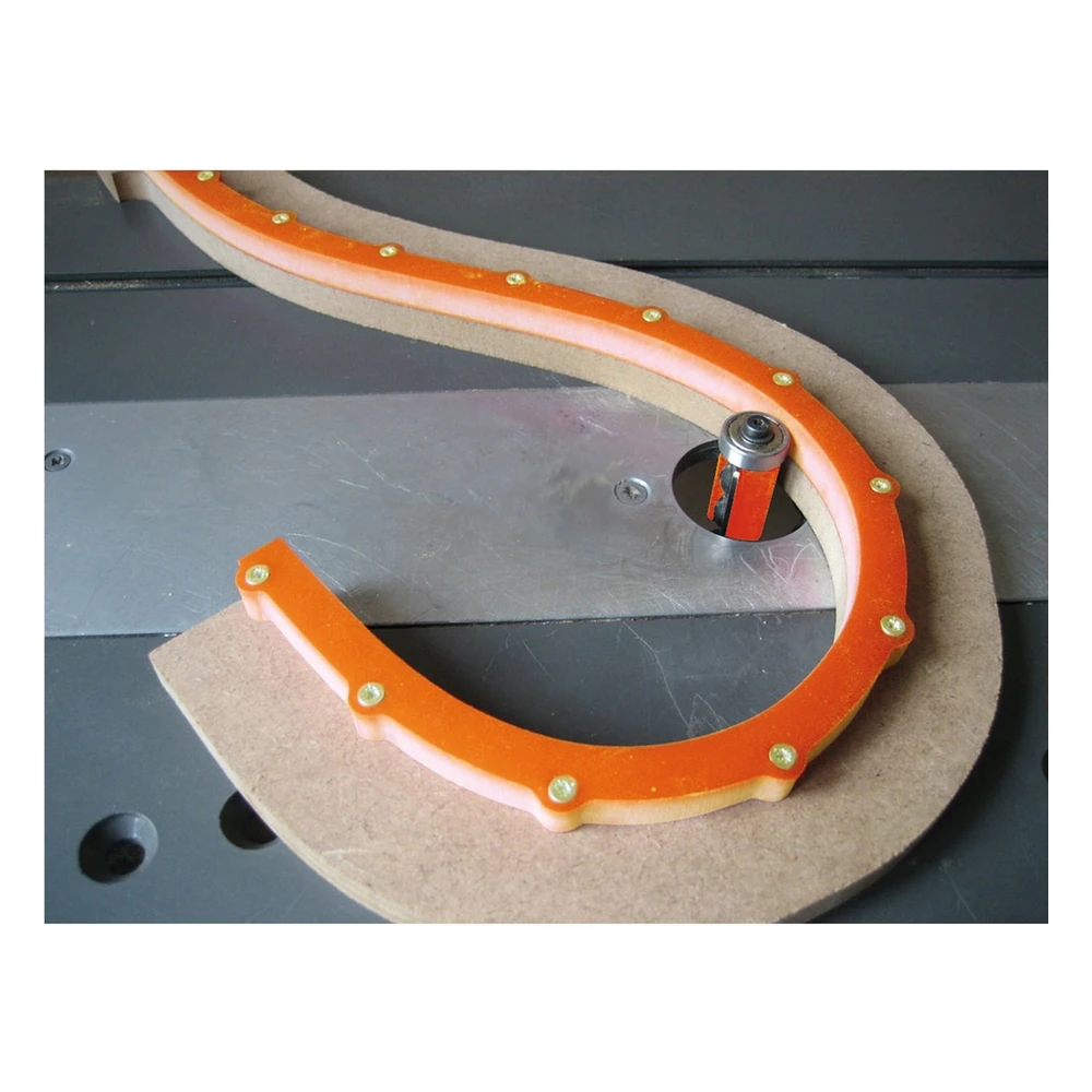 CMT Orange Tools TMP-2000 flexibele sjabloon voor gebogen freeswerk, 2000 mm