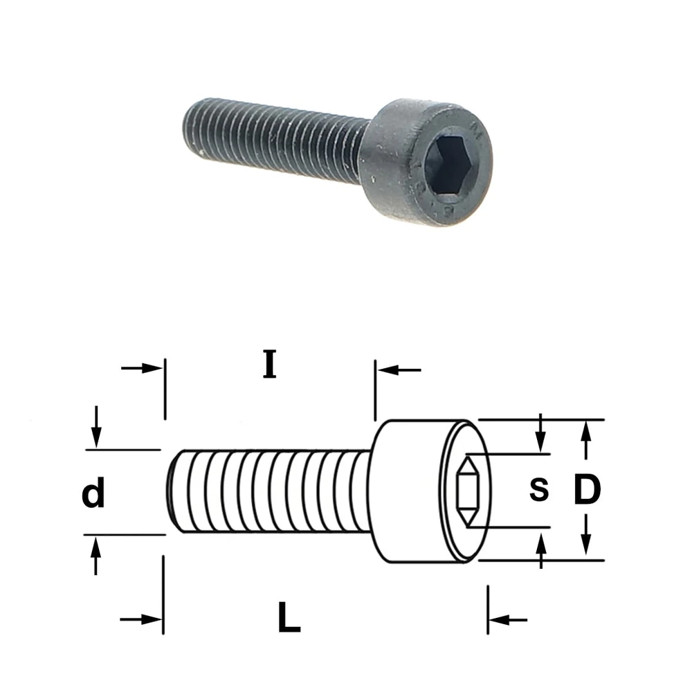 [990.A01.00] GRN Tools Innensechskant-Linsenkopfschrauben, 990.A01.00, 990.A02.00, 990.A03.00 und 990.A52.00 (D 7 | I 18 | L 22 | S 3 | Art. 990.A01.00)