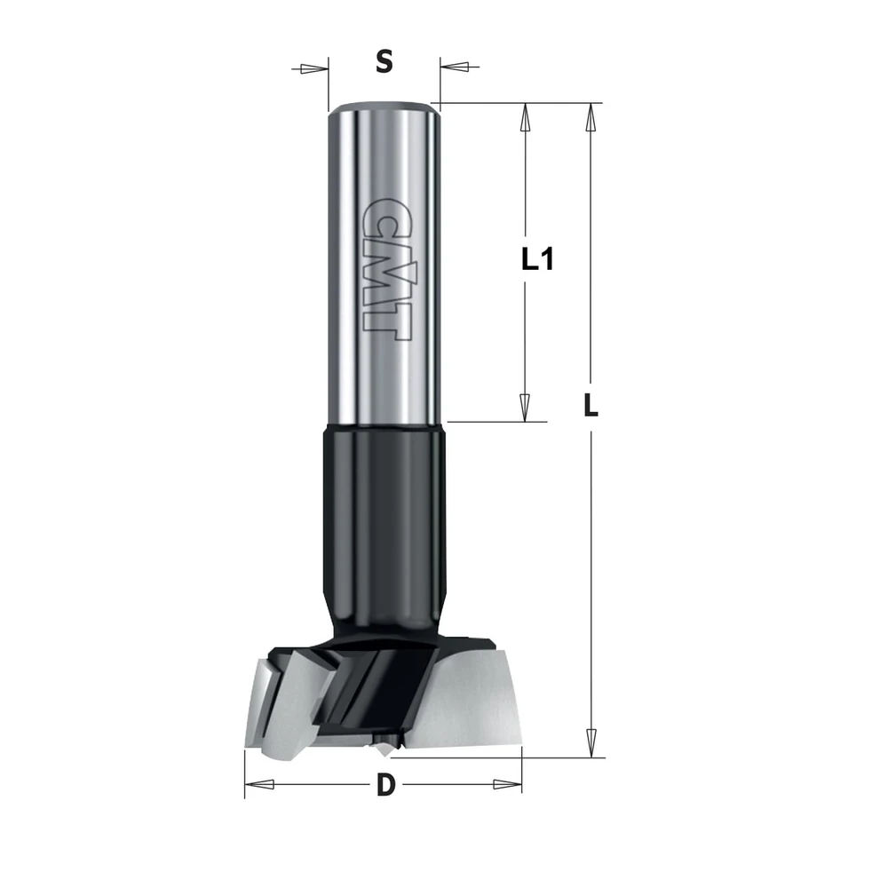 [369.150.41] CMT Orange Tools 369X-TREME Hartmetall-Beschlagbohrer, S=10x26 mm, L=70 mm (369.150.41)