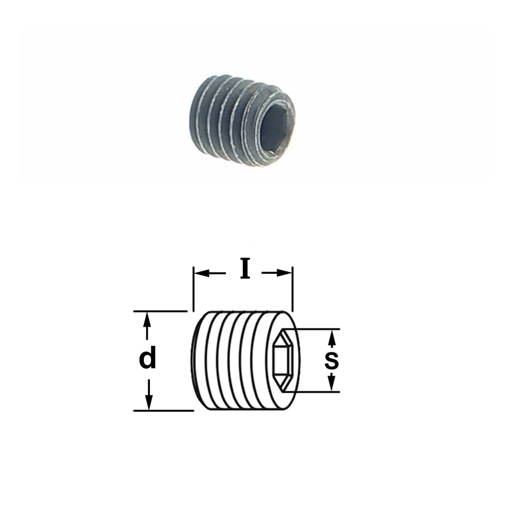 [990.060.00] CMT Orange Tools 990.060.00 M2 x 2 mm Innensechskant-Madenschraube mit Flachspitze