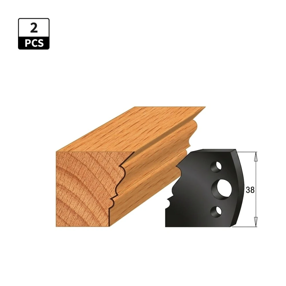 CMT 691.107 limiteurs en acier pour porte-outils, 40 x 4 mm, 2 pièces