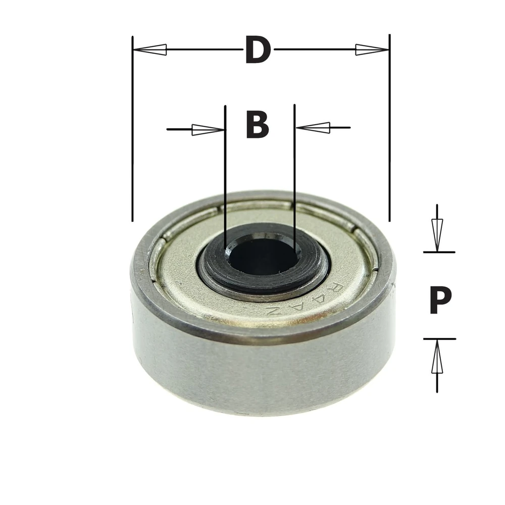 CMT 791.019.00 kogellager, 19 x 4,76 x 7,5 mm