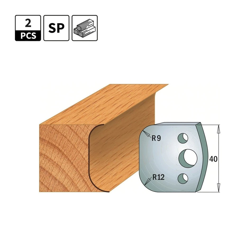 CMT 690.050 SP-profielmessen, 40 x 4 mm (2 stuks)