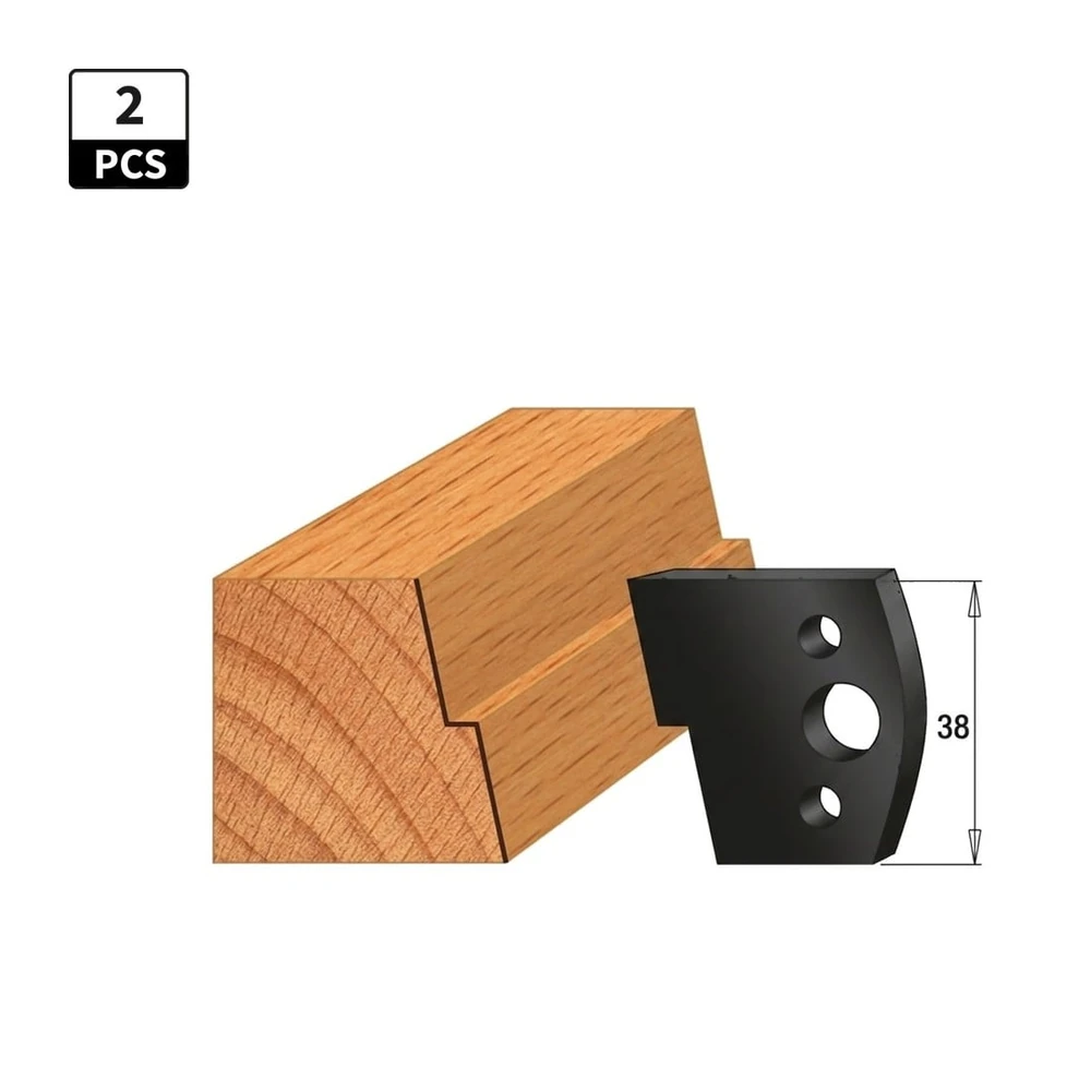 CMT 691.027 begrenzers voor profielfreeskoppen, 38 x 4 mm (2 stuks)