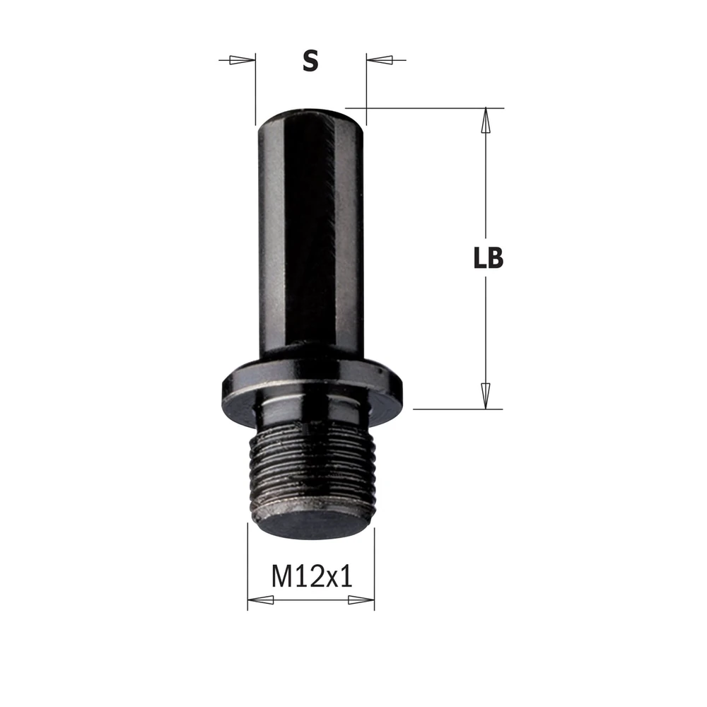 [511.270.01] Adaptateurs CMT Orange Tools 511 à queue parallèle pour mèches interchangeables (L1 20 | LB 27 | RH (tourner à droite) | Réf. 511.270.01)