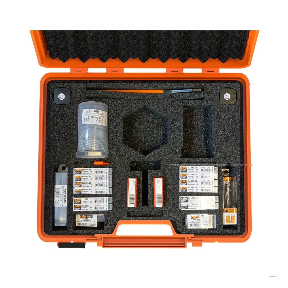 [300.023.01] CMT 300.023.01 coffret de 23 accessoires pour machine CNC