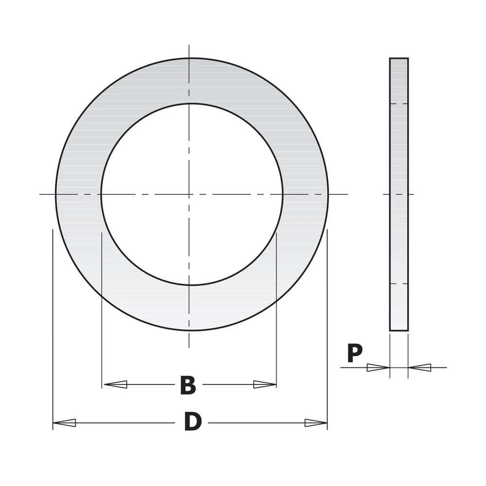 Bagues de réduction pour lames de scie circulaire